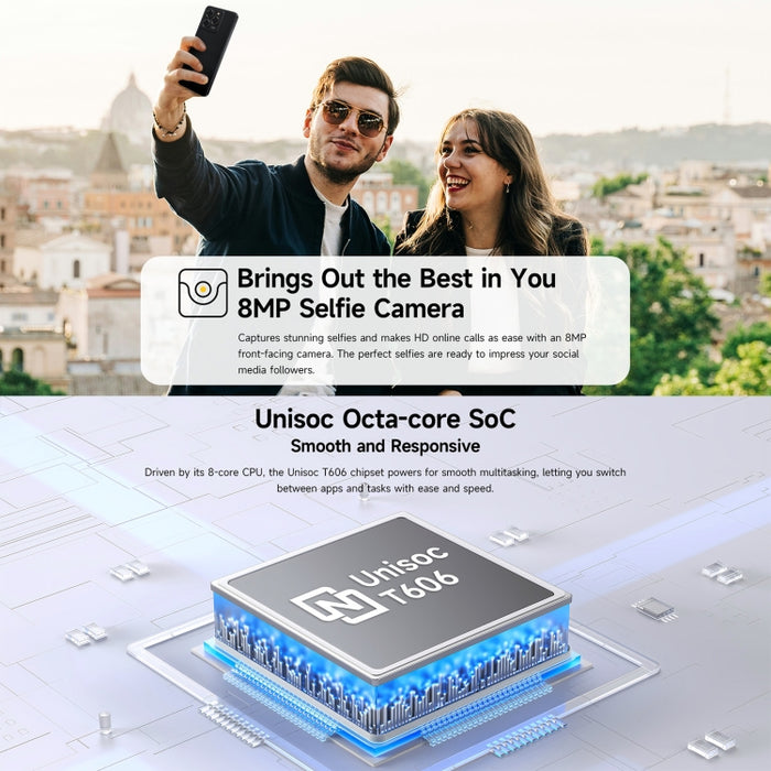 Ulefone Note 20 Pro, 4GB+128GB, Face ID & Side Fingerprint, 6000mAh, 6.75 inch Android 14 Unisoc T606 Octa Core, Network: 4G, Dual SIM, OTG