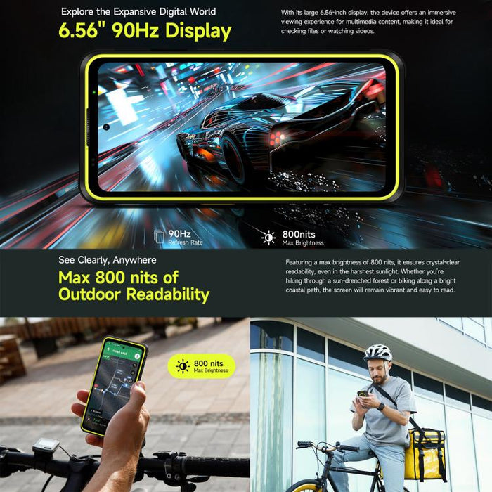 Ulefone Armor X31, 6GB+128GB, Night Vision, IP68/IP69K Rugged Phone, 6.56 inch Android 14 MediaTek Helio G91 Octa Core, Network: 4G, NFC, OTG, Armor X31