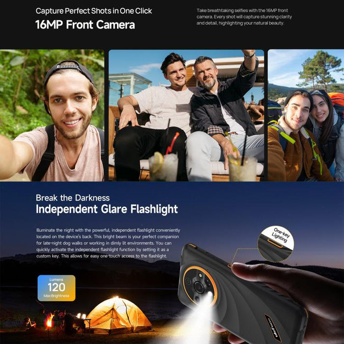 Ulefone Armor X31, 6GB+128GB, Night Vision, IP68/IP69K Rugged Phone, 6.56 inch Android 14 MediaTek Helio G91 Octa Core, Network: 4G, NFC, OTG