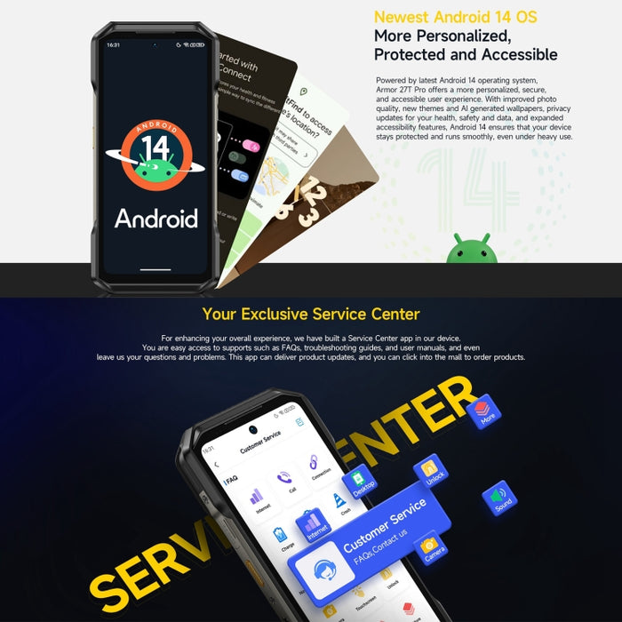 Ulefone Armor 27T Pro Rugged Phone, Thermal Imaging, 12GB+256GB, Night Vision, 10600mAh, 6.78 inch Android 14 MediaTek Dimensity 6300 Octa Core, Network: 5G, NFC, Armor 27T Pro