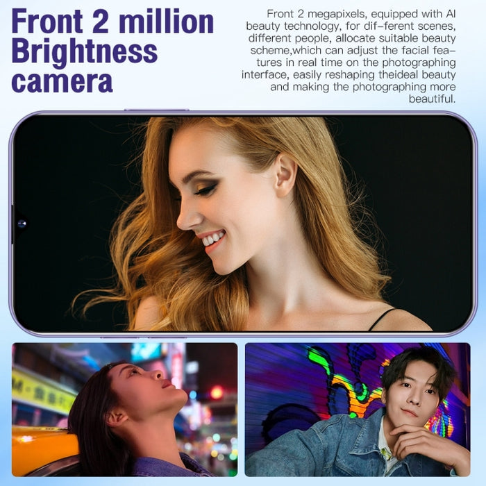 Face Identification, Android 8.1 MTK6737 Octa Core, Network: 4G, S23 Ultra E6  2GB+16GB