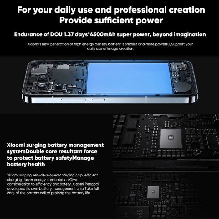 Triple Back Cameras, 6.36 inch In-screen Fingerprint Identification MIUI 14 Qualcomm Snapdragon 8 Gen 2 Octa Core up to 3.2GHz, Network: 5G, NFC, Wireless Charging Function, Xiaomi 13 12GB+256GB
