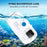 PULUZ 40m/130ft Waterproof Diving Case for iPhone 15 Pro Max / 15 Plus / 14 Plus / 14 Pro Max / 13 Pro Max / 12 Pro Max / 11 Pro Max, with One-way Valve Photo Video Taking Underwater Housing Cover(White)