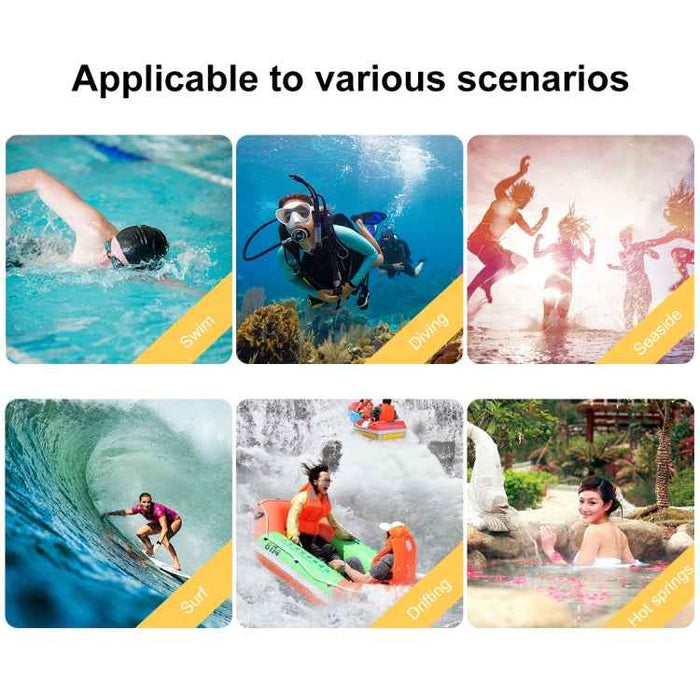PULUZ 40m/130ft Waterproof Diving Case for iPhone 15 Pro Max / 15 Plus / 14 Plus / 14 Pro Max / 13 Pro Max / 12 Pro Max / 11 Pro Max, with One-way Valve Photo Video Taking Underwater Housing Cover(White)