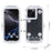 For iPhone 16 Pro Max PULUZ 40m/130ft Waterproof Diving Case Photo Video Taking Underwater Housing Cover (Transparent)