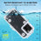For iPhone 16 Pro Max PULUZ 40m/130ft Waterproof Diving Case Photo Video Taking Underwater Housing Cover (Transparent)