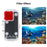For iPhone 16 Pro Max PULUZ 40m/130ft Waterproof Diving Case Photo Video Taking Underwater Housing Cover (Transparent)