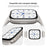 Q23 Pro 1.83 inch Color Screen IP68 Waterproof Bluetooth Call Smart Watch, Support Health Monitoring(Blue) PhonoClean