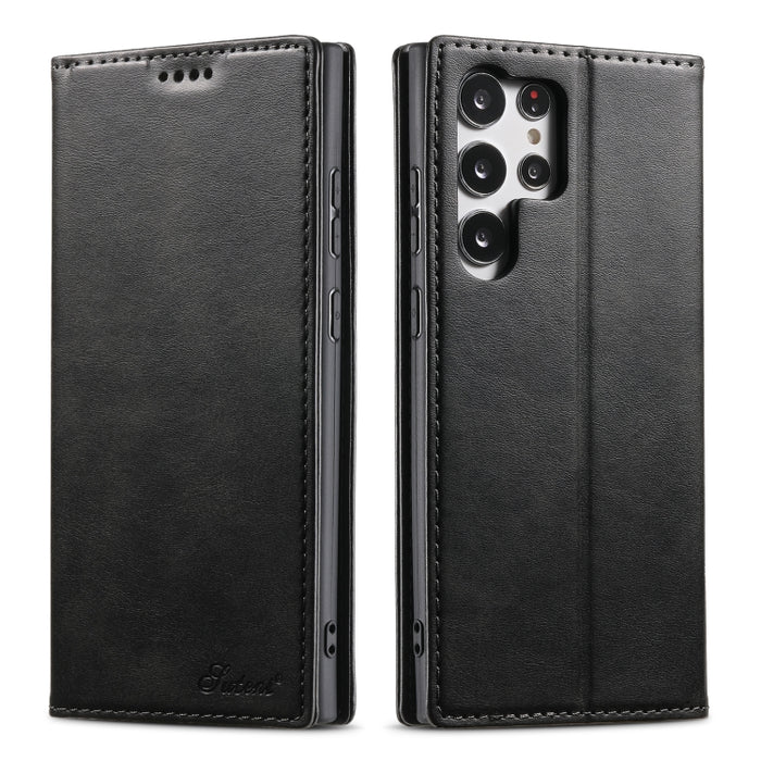 Suteni Calf Texture Horizontal Flip Leather Phone Case, For Samsung Galaxy S26+ 5G, For Samsung Galaxy S26 Ultra 5G, For Samsung Galaxy S26 5G, For Samsung Galaxy S25 5G, For Samsung Galaxy S25+ 5G, For Samsung Galaxy S25 Ultra 5G                      ...