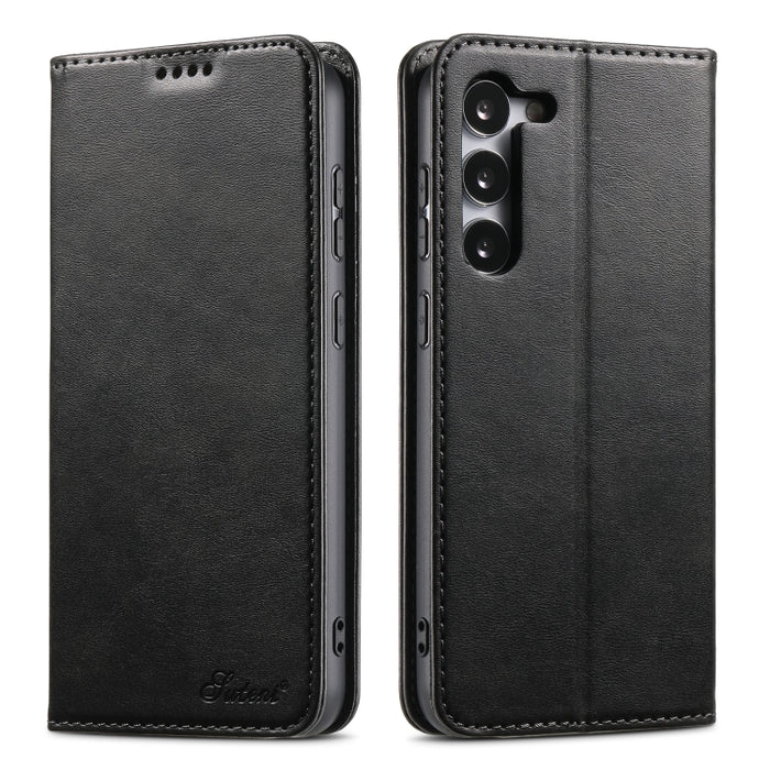 Suteni Calf Texture Horizontal Flip Leather Phone Case, For Samsung Galaxy S26+ 5G, For Samsung Galaxy S26 Ultra 5G, For Samsung Galaxy S26 5G, For Samsung Galaxy S25 5G, For Samsung Galaxy S25+ 5G, For Samsung Galaxy S25 Ultra 5G                      ...