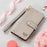 For iPhone 17 Love Zipper Lanyard Leather Phone Case(Gray)