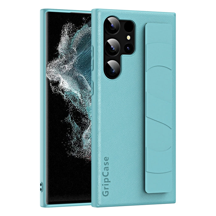 Skin Elastic Wrist Grip Back Cover Phone Case, For Samsung Galaxy S23 5G, For Samsung Galaxy S22 Ultra 5G, For Samsung Galaxy S22 5G, For Samsung Galaxy S22+ 5G