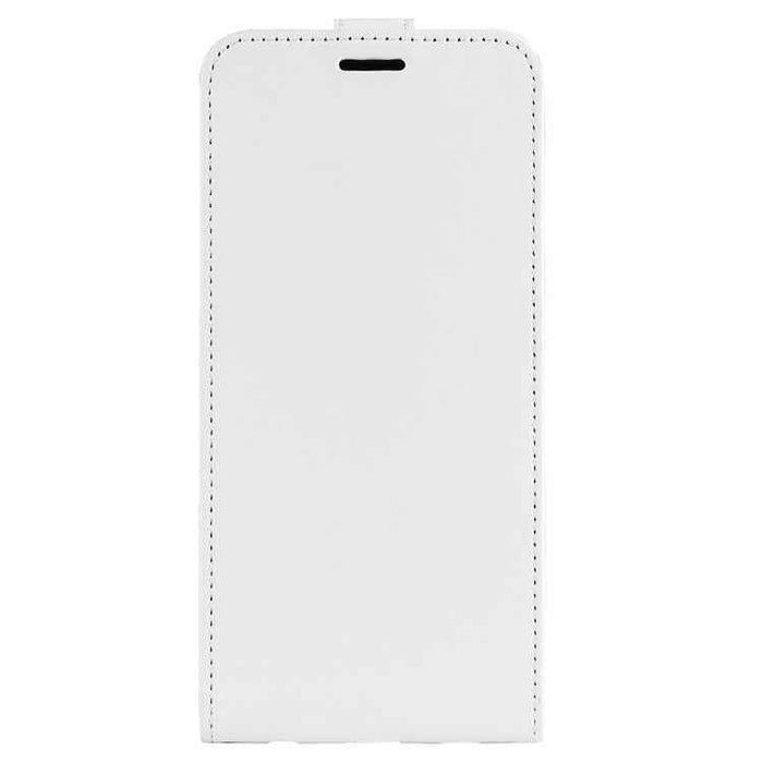 For iPhone 16 R64 Texture Single Vertical Flip Leather Phone Case(White)