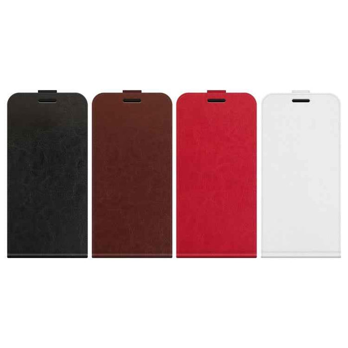 For iPhone 16 R64 Texture Single Vertical Flip Leather Phone Case(White)