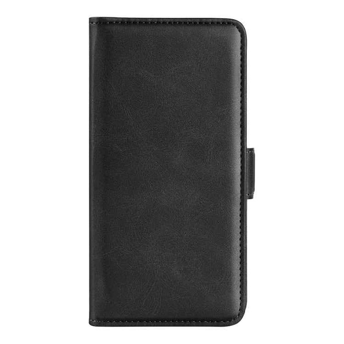 For iPhone 16 Pro Max Dual-side Magnetic Buckle Horizontal Flip Leather Phone Case(Black)