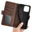For iPhone 16 Pro Max Dual-side Magnetic Buckle Horizontal Flip Leather Phone Case(Brown)