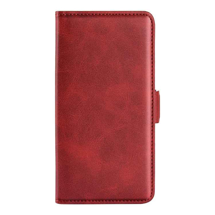 For iPhone 16 Pro Max Dual-side Magnetic Buckle Horizontal Flip Leather Phone Case(Red)