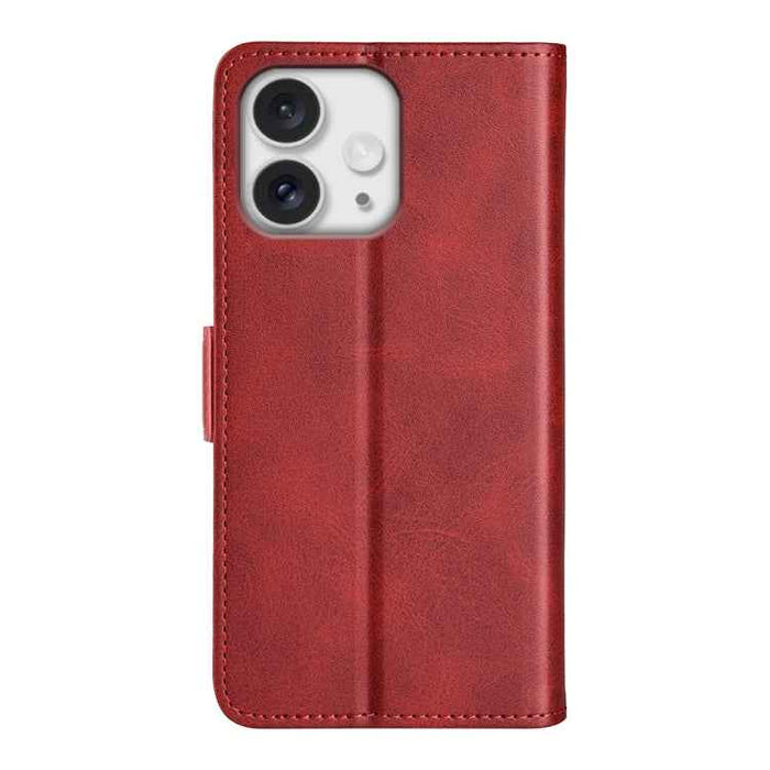For iPhone 16 Pro Max Dual-side Magnetic Buckle Horizontal Flip Leather Phone Case(Red)