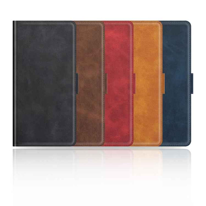 For iPhone 16 Pro Max Dual-side Magnetic Buckle Horizontal Flip Leather Phone Case(Black)