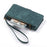 For Samsung Galaxy S22 5G Geometric Zipper Wallet Side Buckle Leather Phone Case(Green)