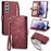 Geometric Zipper Wallet Side Buckle Leather Phone Case, For Samsung Galaxy S22+ 5G, For Samsung Galaxy S22 5G, For Samsung Galaxy A13 5G, For Samsung Galaxy A41, For Samsung Galaxy A22 4G, For Samsung Galaxy A22 5G, For Samsung Galaxy S21 FE 5G        ...