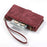 For Samsung Galaxy S22 5G Geometric Zipper Wallet Side Buckle Leather Phone Case(Red)