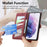 For Samsung Galaxy S22 5G Geometric Zipper Wallet Side Buckle Leather Phone Case(Red)