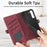 For Samsung Galaxy S22 5G Geometric Zipper Wallet Side Buckle Leather Phone Case(Red)