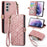 Geometric Zipper Wallet Side Buckle Leather Phone Case, For Samsung Galaxy A22 5G, For Samsung Galaxy S21 FE 5G, For Samsung Galaxy A32 4G, For Samsung Galaxy A72, For Samsung Galaxy A52 5G, For Samsung Galaxy A32 5G, For Samsung Galaxy S21 5G         ...