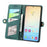 For Samsung Galaxy S24 5G Geometric Zipper Wallet Side Buckle Leather Phone Case(Green)