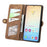 For Samsung Galaxy S24+ 5G Geometric Zipper Wallet Side Buckle Leather Phone Case(Brown)