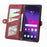 For Samsung Galaxy S24 Ultra 5G Geometric Zipper Wallet Side Buckle Leather Phone Case(Red)