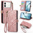 Geometric Zipper Wallet Side Buckle Leather Phone Case, For Samsung Galaxy S26 Edge 5G, For Samsung Galaxy A57 5G, For Samsung Galaxy A37 5G, For Samsung Galaxy S25 Edge 5G, For Samsung Galaxy A56 5G, For Samsung Galaxy A36 5G, For Samsung Galaxy S25 5...