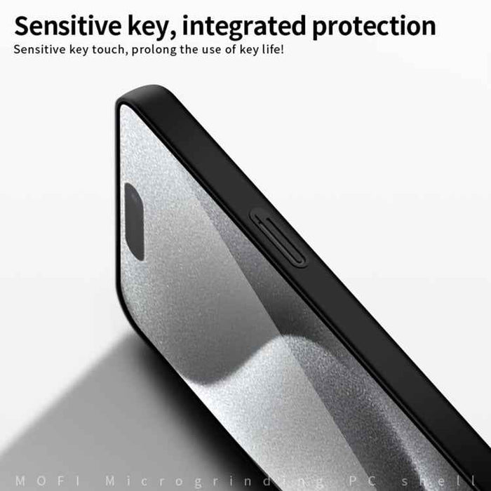 For iPhone 16 Pro Max MOFI Frosted PC Ultra-thin Hard Phone Case(Black)