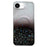 For iPhone 16e Glitter MagSafe Hybrid Clear TPU Phone Case(Black)