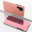 Plated Mirror Horizontal Flip Leather Phone Case with Holder, For Galaxy S25 5G, For Galaxy S25+ 5G, For Galaxy S25 Ultra 5G, For Galaxy A16 5G, For Galaxy A06 4G, For Galaxy S24 FE 5G, For Galaxy M55