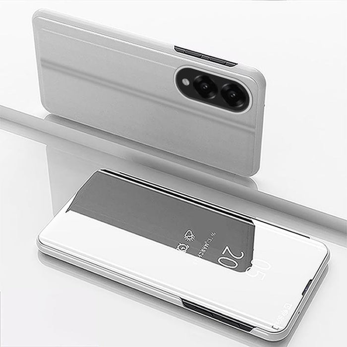 Plated Mirror Horizontal Flip Leather Phone Case with Holder, For Galaxy S25 FE 5G, For Galaxy A17 5G, For Galaxy S25 Edge 5G, For Galaxy A56 5G, For Galaxy A26 5G, For Galaxy A36 5G