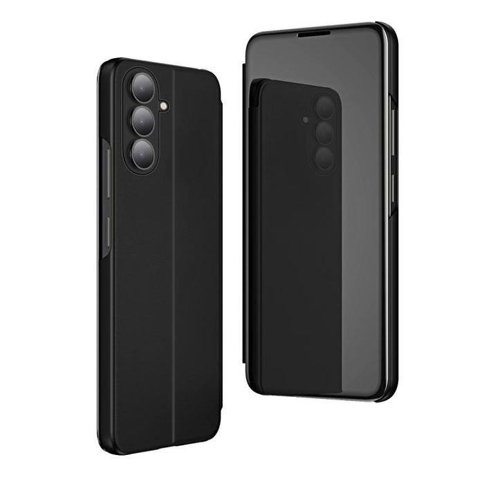 Plated Mirror Horizontal Flip Leather Phone Case with Holder, For Galaxy S26+ 5G, For Galaxy S26 Ultra 5G, For Galaxy S26 5G, For Galaxy A57 5G, For Galaxy A37 5G, For Galaxy A27 5G