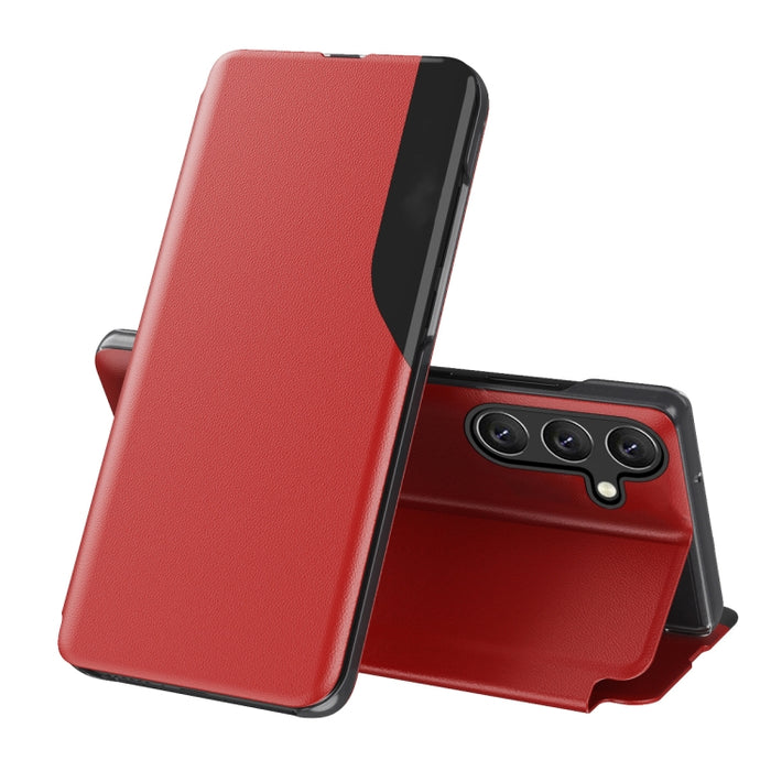 Attraction Flip Holder Leather Phone Case, For Samsung Galaxy S24 Ultra 5G, For Samsung Galaxy S24+ 5G, For Samsung Galaxy S24 5G, For Samsung Galaxy A15, For Samsung Galaxy A05s, For Samsung Galaxy S23 FE 5G, For Samsung Galaxy A13 5G