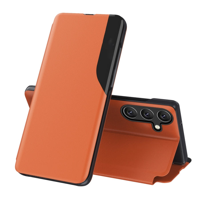 Attraction Flip Holder Leather Phone Case, For Samsung Galaxy S25 Edge 5G, For Samsung Galaxy A36 5G, For Samsung Galaxy S25 5G, For Samsung Galaxy S25+ 5G, For Samsung Galaxy S25 Ultra 5G, For Samsung Galaxy A16 5G, For Samsung Galaxy A06 4G����������...