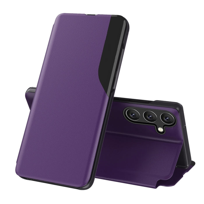 Attraction Flip Holder Leather Phone Case, For Samsung Galaxy S25 Edge 5G, For Samsung Galaxy A36 5G, For Samsung Galaxy S25 5G, For Samsung Galaxy S25+ 5G, For Samsung Galaxy S25 Ultra 5G, For Samsung Galaxy A16 5G, For Samsung Galaxy A06 4G����������...