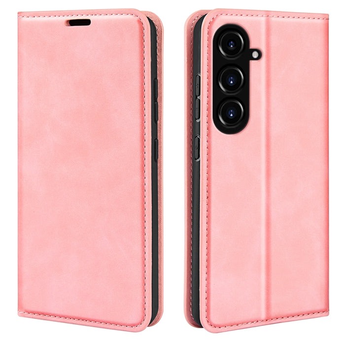 Retro-skin Magnetic Suction Leather Phone Case, For Samsung Galaxy A05s, For For Samsung Galaxy M34 5G, For Samsung Galaxy S23 FE 5G, For Samsung Galaxy M16 / F16