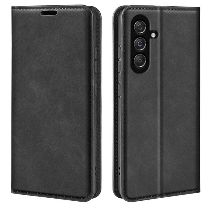 Retro-skin Magnetic Suction Leather Phone Case, For Samsung Galaxy A05s, For For Samsung Galaxy M34 5G, For Samsung Galaxy S23 FE 5G, For Samsung Galaxy M16 / F16
