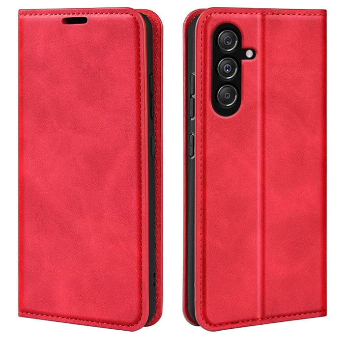 Retro-skin Magnetic Suction Leather Phone Case, For Samsung Galaxy A05s, For For Samsung Galaxy M34 5G, For Samsung Galaxy S23 FE 5G, For Samsung Galaxy M16 / F16
