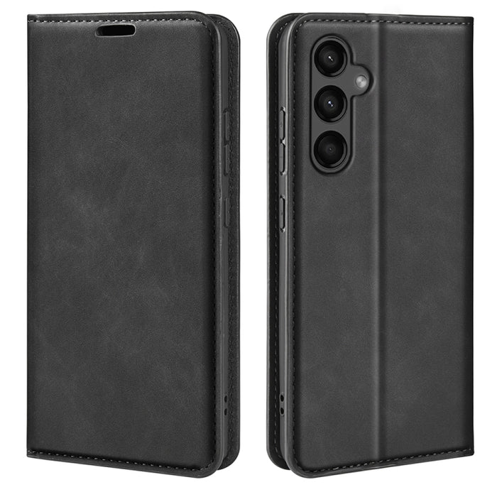 Retro-skin Magnetic Suction Leather Phone Case, For Samsung Galaxy S24 5G, For Samsung Galaxy A15, For Samsung Galaxy A05, For Samsung Galaxy A05s, For For Samsung Galaxy M34 5G, For Samsung Galaxy S23 FE 5G