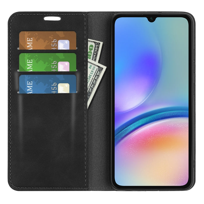 Retro-skin Magnetic Suction Leather Phone Case, For Samsung Galaxy A05s, For For Samsung Galaxy M34 5G, For Samsung Galaxy S23 FE 5G, For Samsung Galaxy M16 / F16