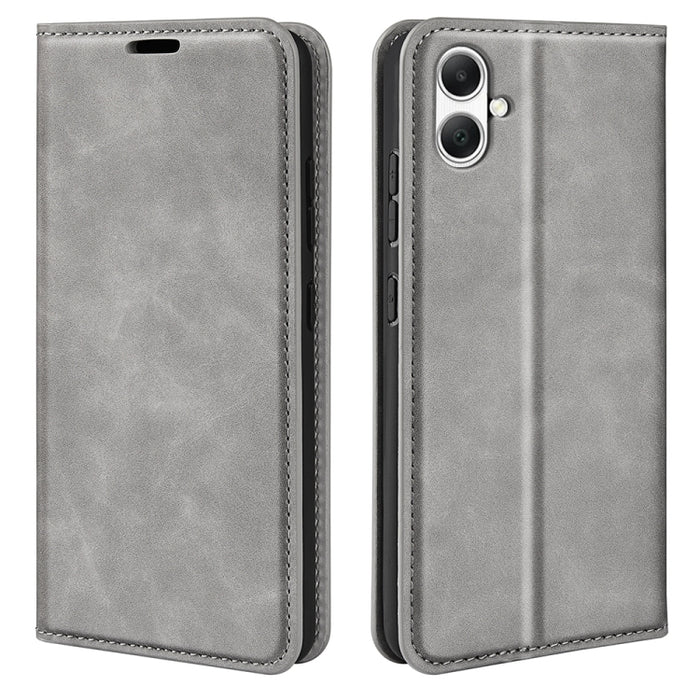 Retro-skin Magnetic Suction Leather Phone Case