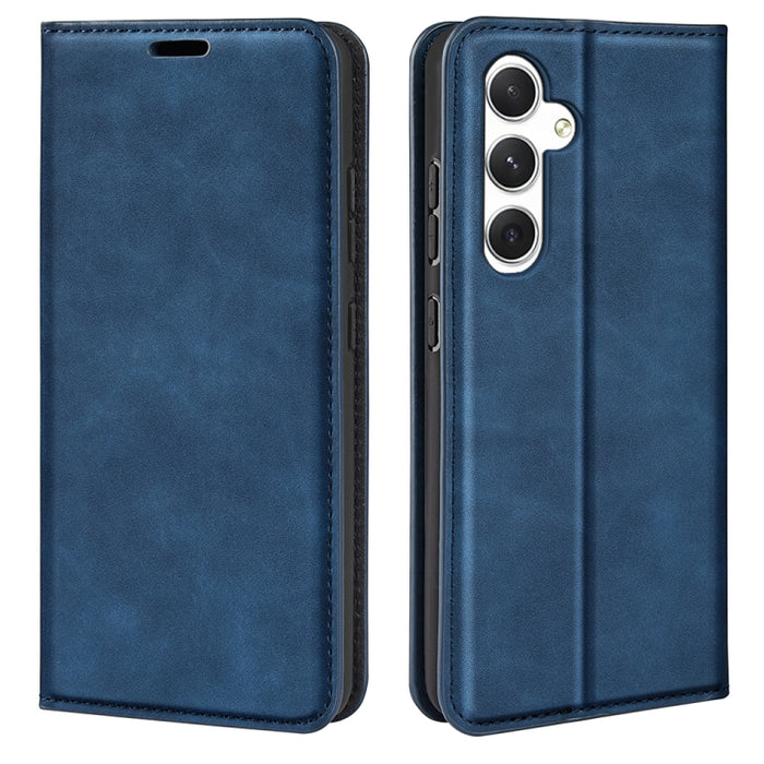 Retro-skin Magnetic Suction Leather Phone Case, For Samsung Galaxy S24 5G, For Samsung Galaxy A15, For Samsung Galaxy A05, For Samsung Galaxy A05s, For For Samsung Galaxy M34 5G, For Samsung Galaxy S23 FE 5G