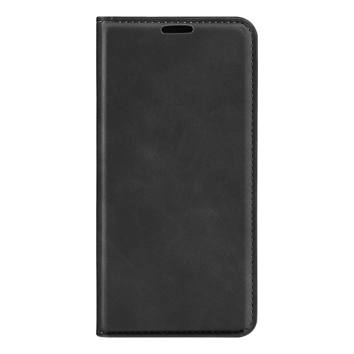 Retro-skin Magnetic Suction Leather Phone Case