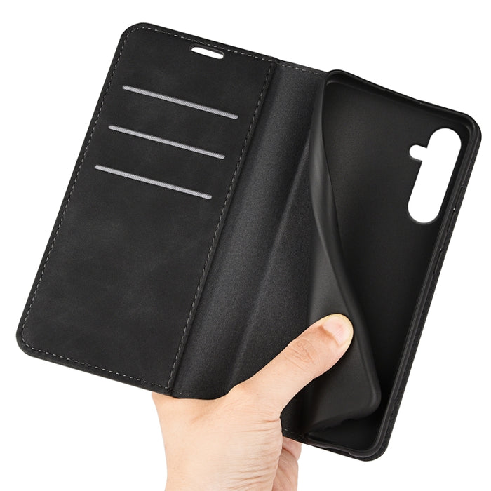 Retro-skin Magnetic Suction Leather Phone Case